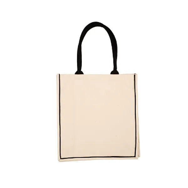 Canvas Cotton Nantucket Tote -15 3/4h x 15w x 6d