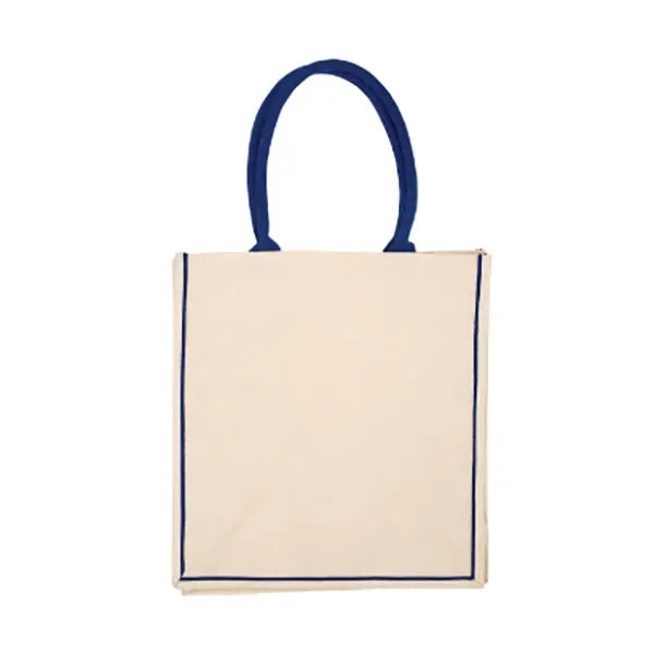 Canvas Cotton Nantucket Tote -15 3/4h x 15w x 6d