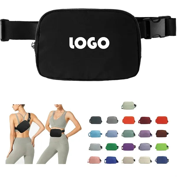 Eco-friendly Nylon Waist Pack Fanny Crossbody Bag
