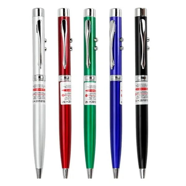 5-In-1 LED Stylus Laser Pointer Touch Screen Ballpoint Pen
