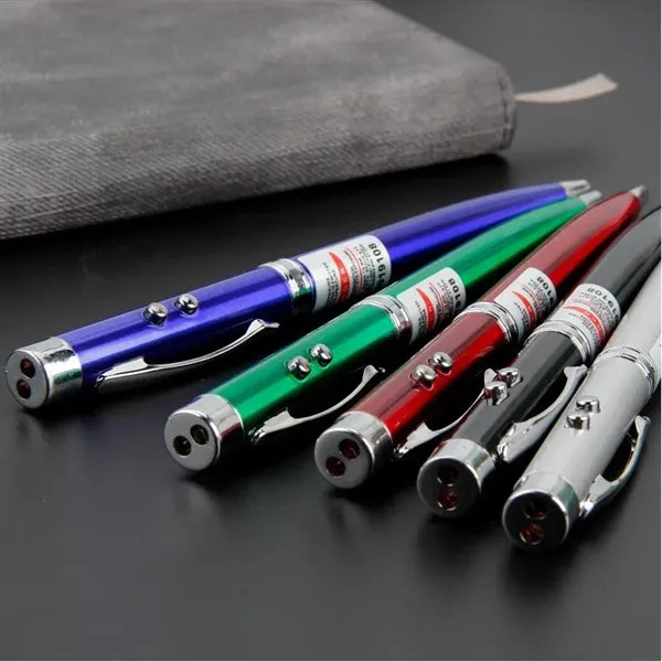 5-In-1 LED Stylus Laser Pointer Touch Screen Ballpoint Pen