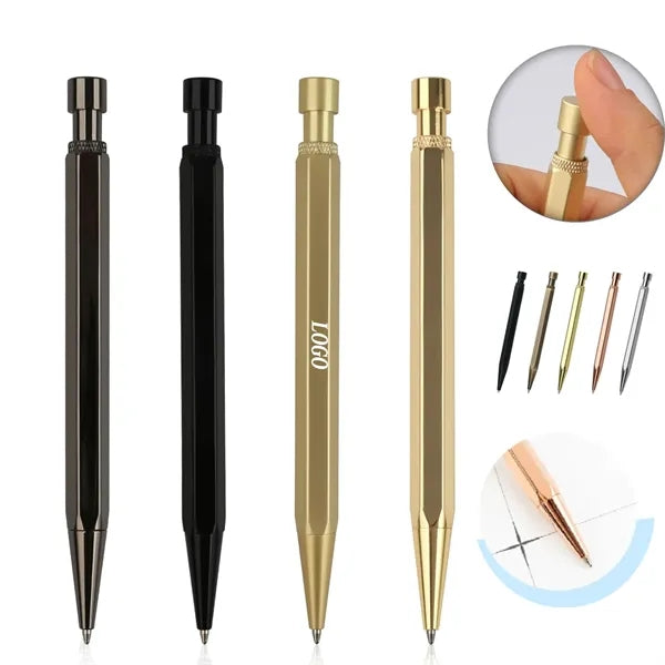Press Type Metal Signature Ballpoint Pen