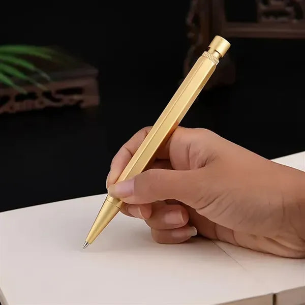 Press Type Metal Signature Ballpoint Pen
