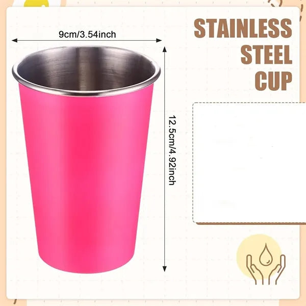 16oz Stainless Steel Pint Cups