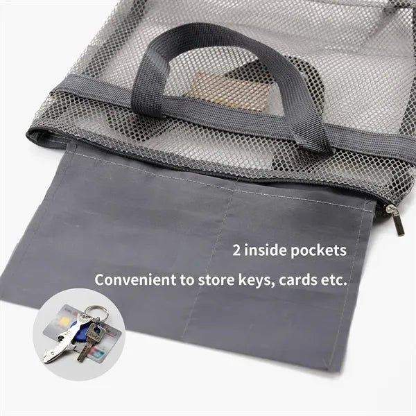 Versatile use Mesh Beach Bag