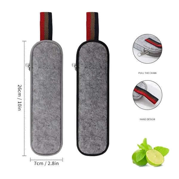 7pcs Stainless Steel Portable Dinnerware