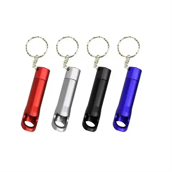 Bright Aluminum LED Flashlights Keychain For Travel