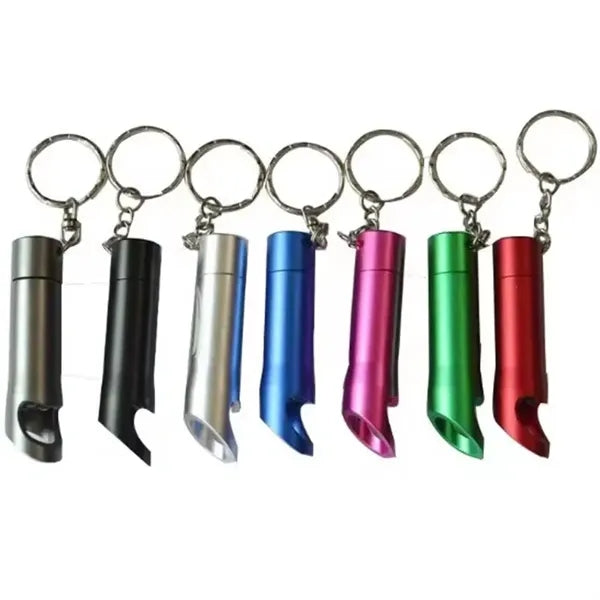 Bright Aluminum LED Flashlights Keychain For Travel