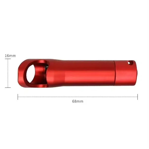 Bright Aluminum LED Flashlights Keychain For Travel