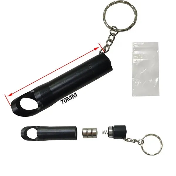 Bright Aluminum LED Flashlights Keychain For Travel