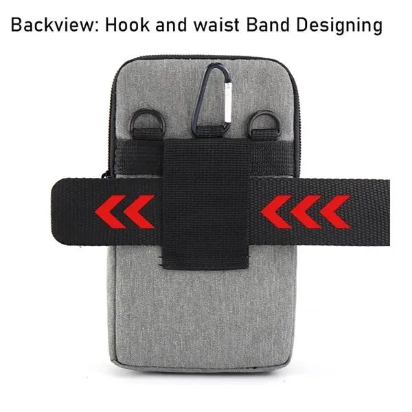 Triple Layers Mutifuctional Waist Fanny Pack