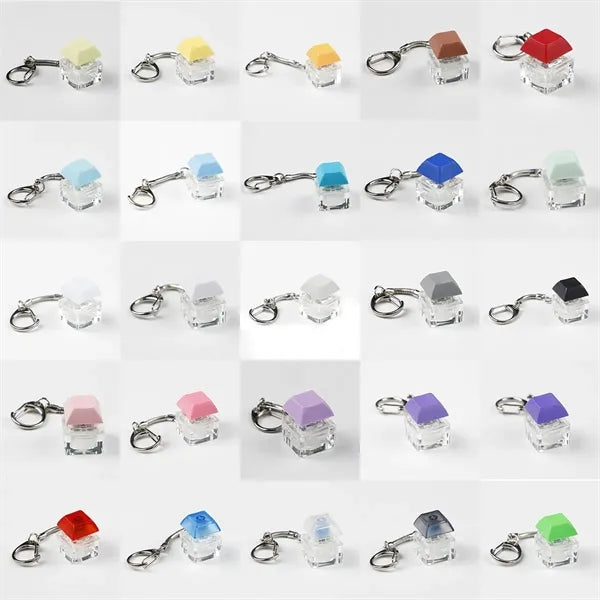 Keyboard Fidget Toy Keychain