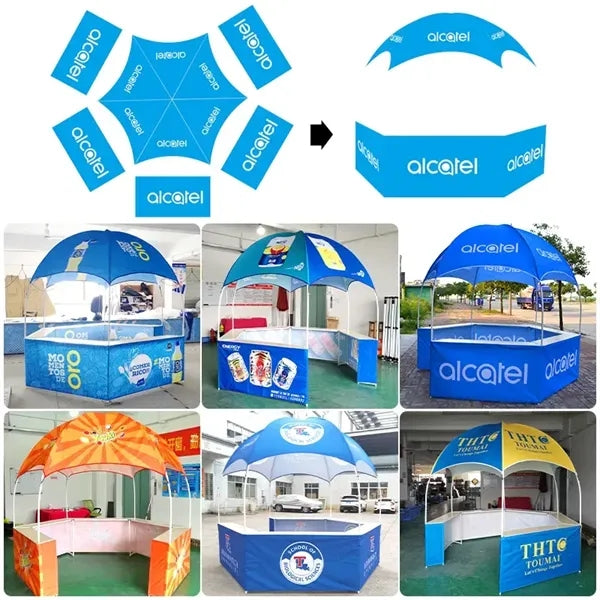 Round Steel Dome Hexagon Tent