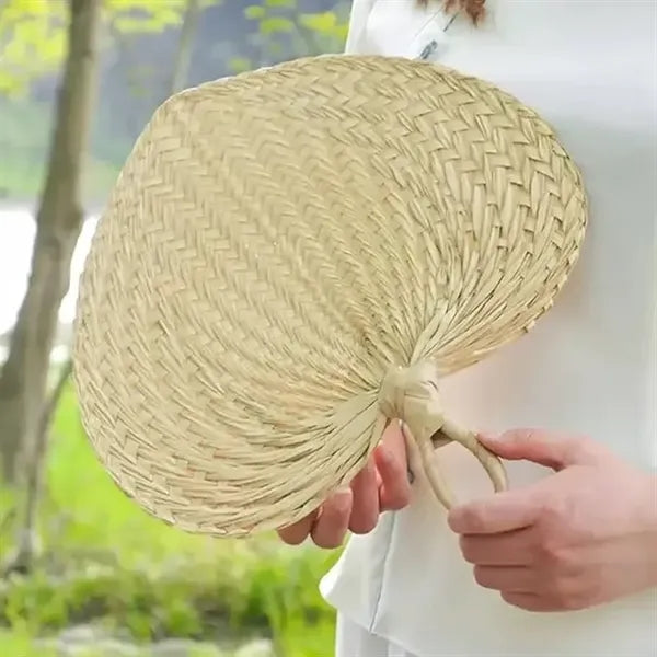 Hand Made Rattan Fan