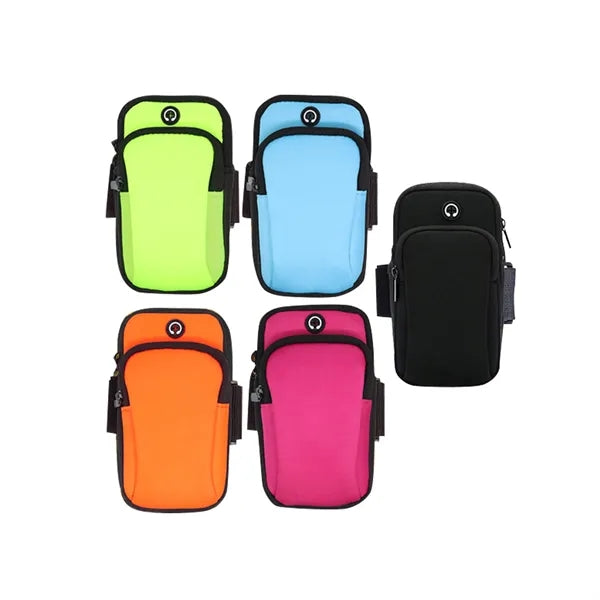 The New Running Armband Can Be Customized With A Logo .