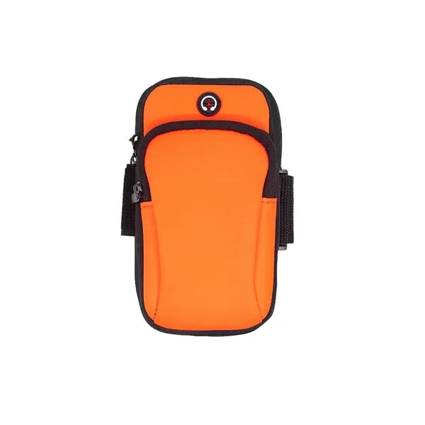 The New Running Armband Can Be Customized With A Logo .