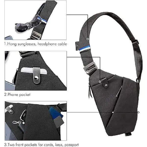 Anti Theft Sling Bag