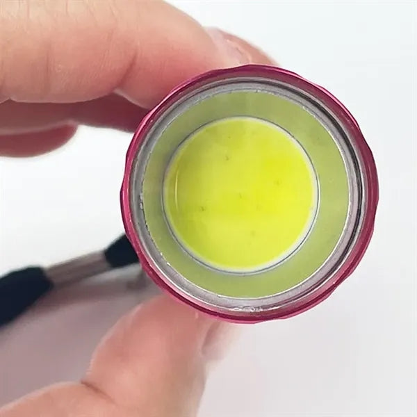 LED Mini COB Flashlight For Outdoor Travel with Keychain