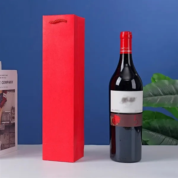 Kraft Wine Paper Shopping Bag