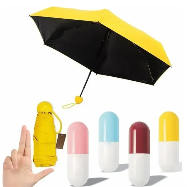 Portable Mini Compact Folding Capsule Umbrella