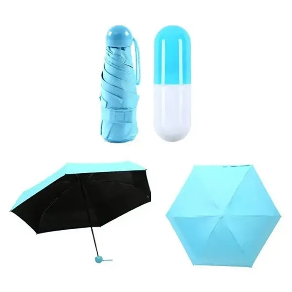 Portable Mini Compact Folding Capsule Umbrella