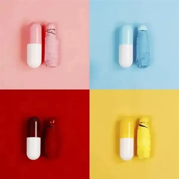 Portable Mini Compact Folding Capsule Umbrella