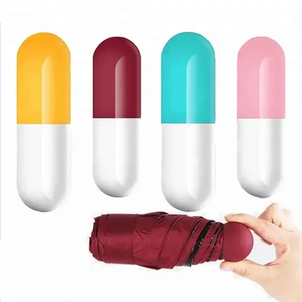 Portable Mini Compact Folding Capsule Umbrella