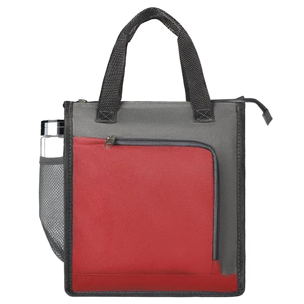 Oxford Cloth Insulated Lunch Tote Bag