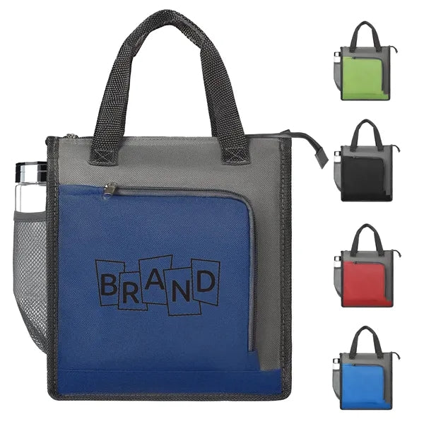 Oxford Cloth Insulated Lunch Tote Bag