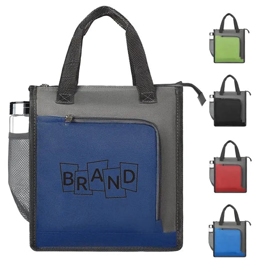 Oxford Cloth Insulated Lunch Tote Bag