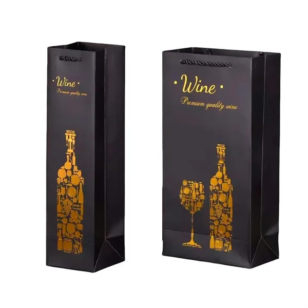 Double Single Kraft Paper Wine Bags