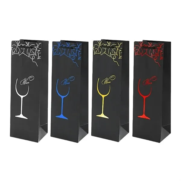 Double Single Kraft Paper Wine Bags