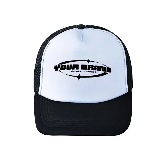 Sponge Mesh Custom Baseball Hat Color Matching Duckbill Cap