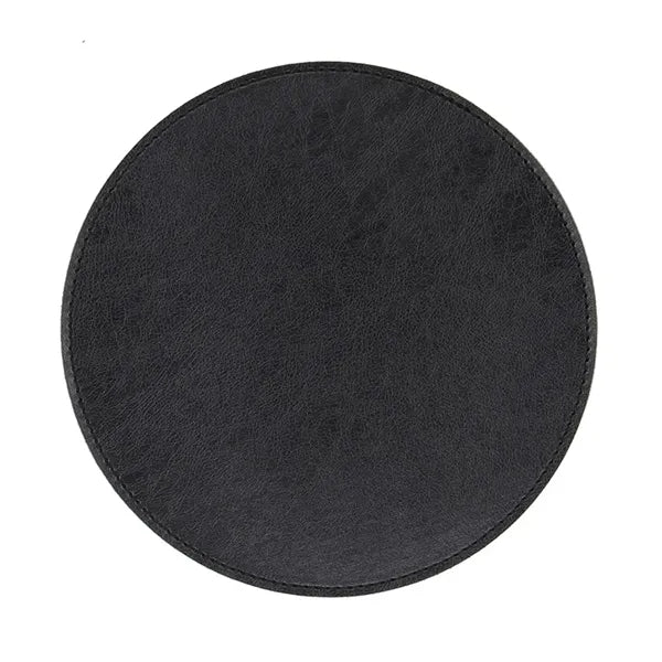 Non-Slip Rubber Base Leather Mousepad