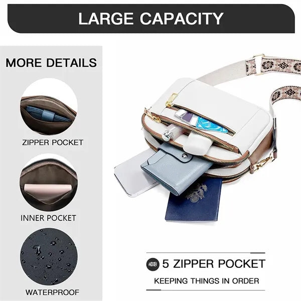 Leather Fanny Pack Waist Shoulder Crossbody Bags