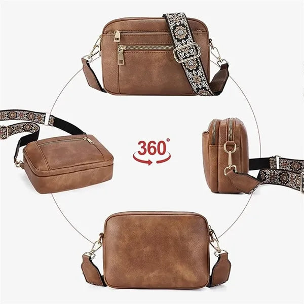 Leather Fanny Pack Waist Shoulder Crossbody Bags