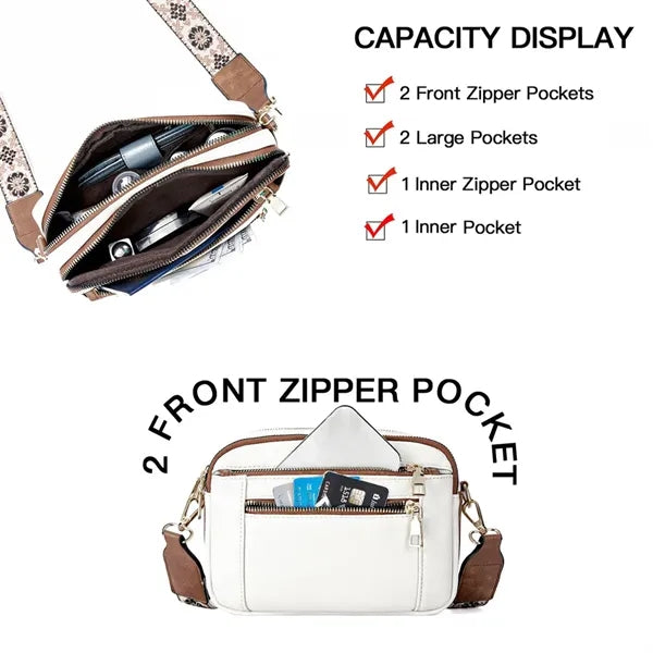 Leather Fanny Pack Waist Shoulder Crossbody Bags