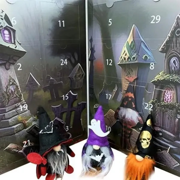 Halloween Countdown Gnome Advent Calendar