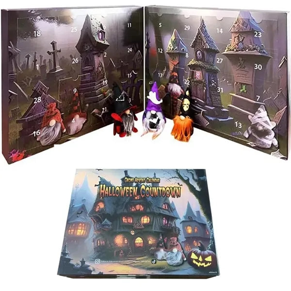 Halloween Countdown Gnome Advent Calendar