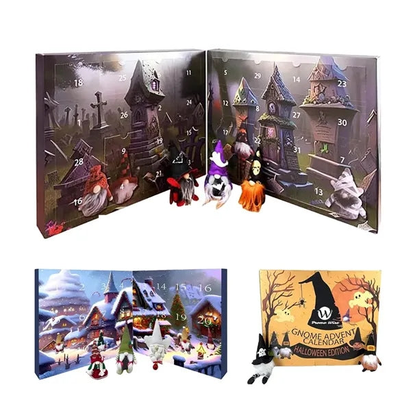 Halloween Countdown Gnome Advent Calendar