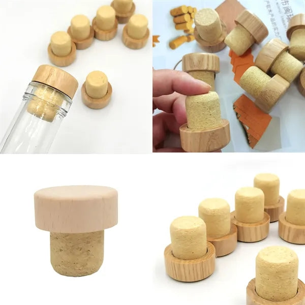 Wine Stoppers With Logo Wooden