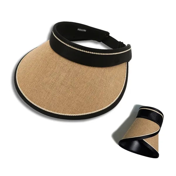 Adjustable Straw Sun Visor