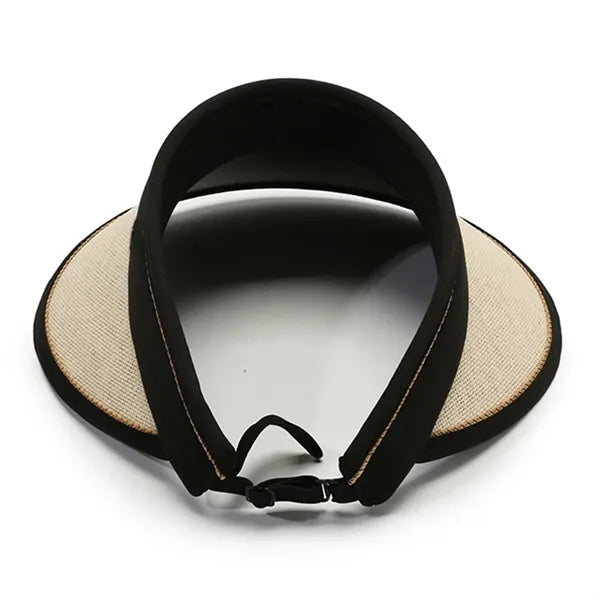 Adjustable Straw Sun Visor