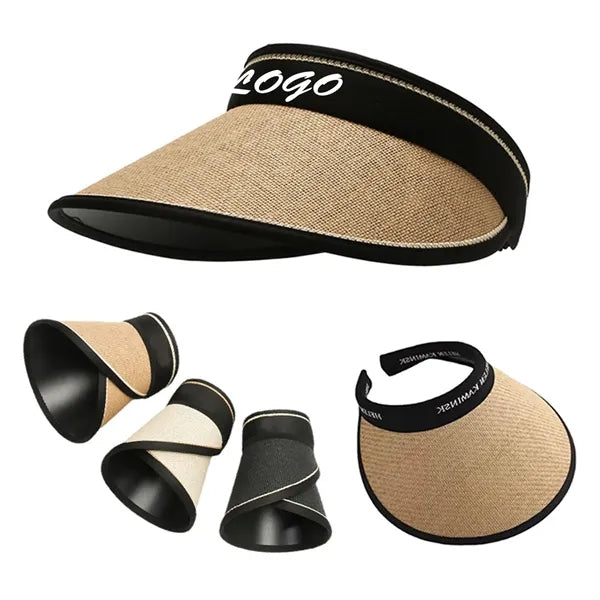 Adjustable Straw Sun Visor