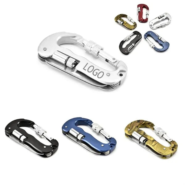 Portable Multifunctional Mountain Carabiner Key Chain