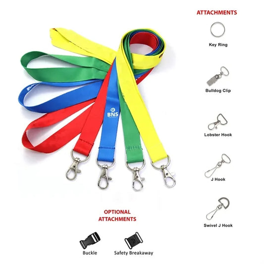 3/4" Full Color Sublimated Wrist Keychain Lanyard