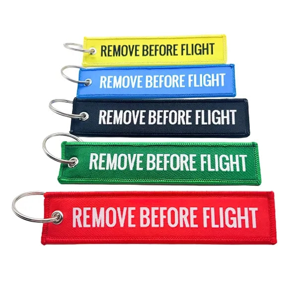 Luggage Keychain Woven Embroidered Key Holder