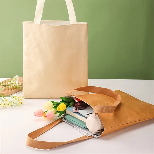 Waterproof Waxed Non-Woven Tote