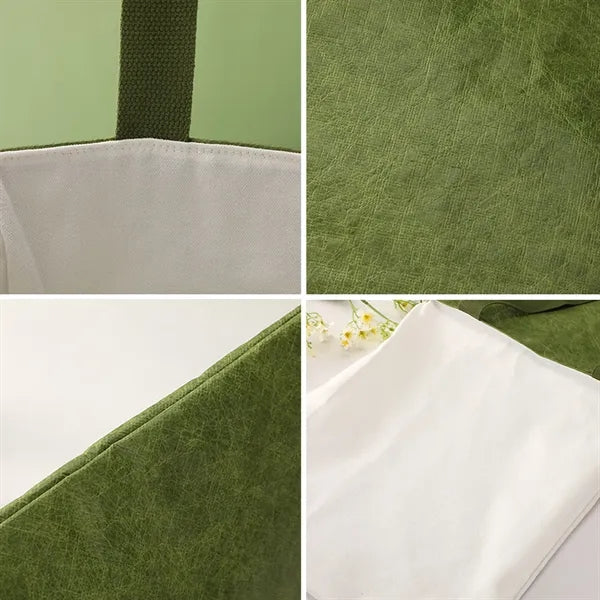 Waterproof Waxed Non-Woven Tote