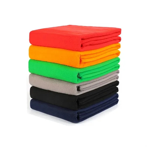 50" x 60" Polar Fleece Soild Throw Polyester Sofa Blanket